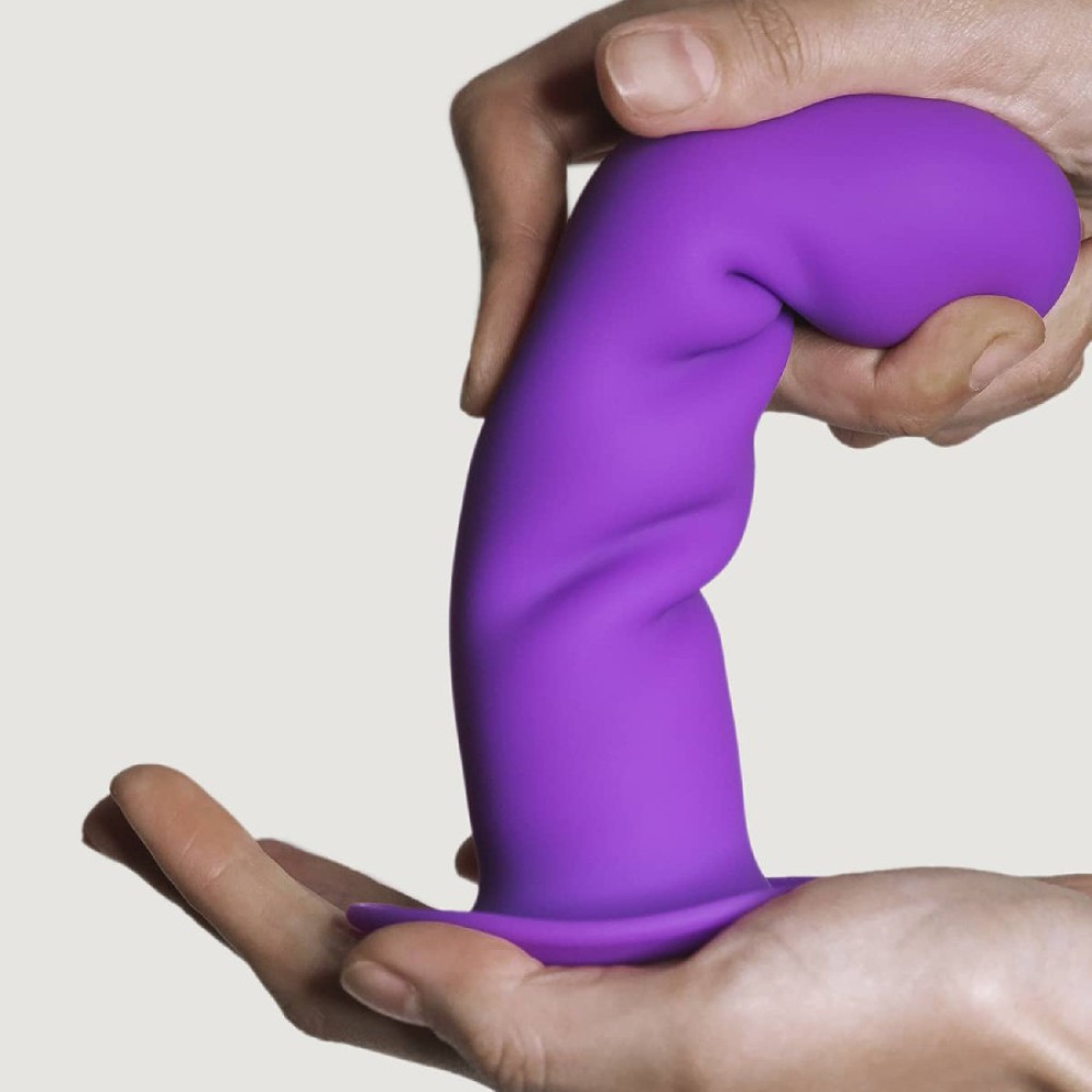 Фаллоимитатор Adrien Lastic Hitsens 3 термореактивный, фиолетовый, 18.2 х 4.2 см фото №5 — секс игрушки: Украина, NO TABOO