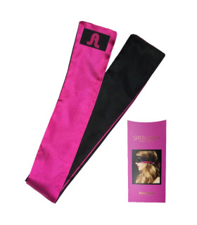 Повязка на глаза и руки Adrien Lastic Satin Sash черно-розовая, 135 x 6.5 см - No Taboo