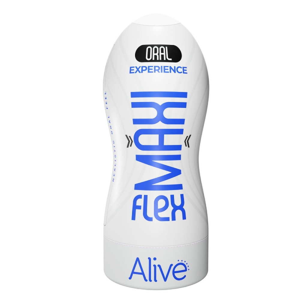 Мастурбатор рот Alive Maxi Flex L бежевый, 19 х 7.8 см фото №0 — секс игрушки: Украина, NO TABOO