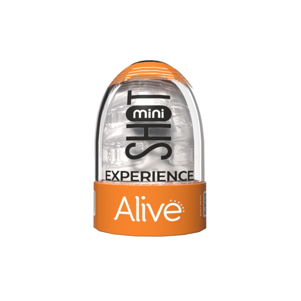 Мини мастурбатор Alive Shot, прозрачный, 8.5 х 5 см фото №0 — секс игрушки: Украина, NO TABOO