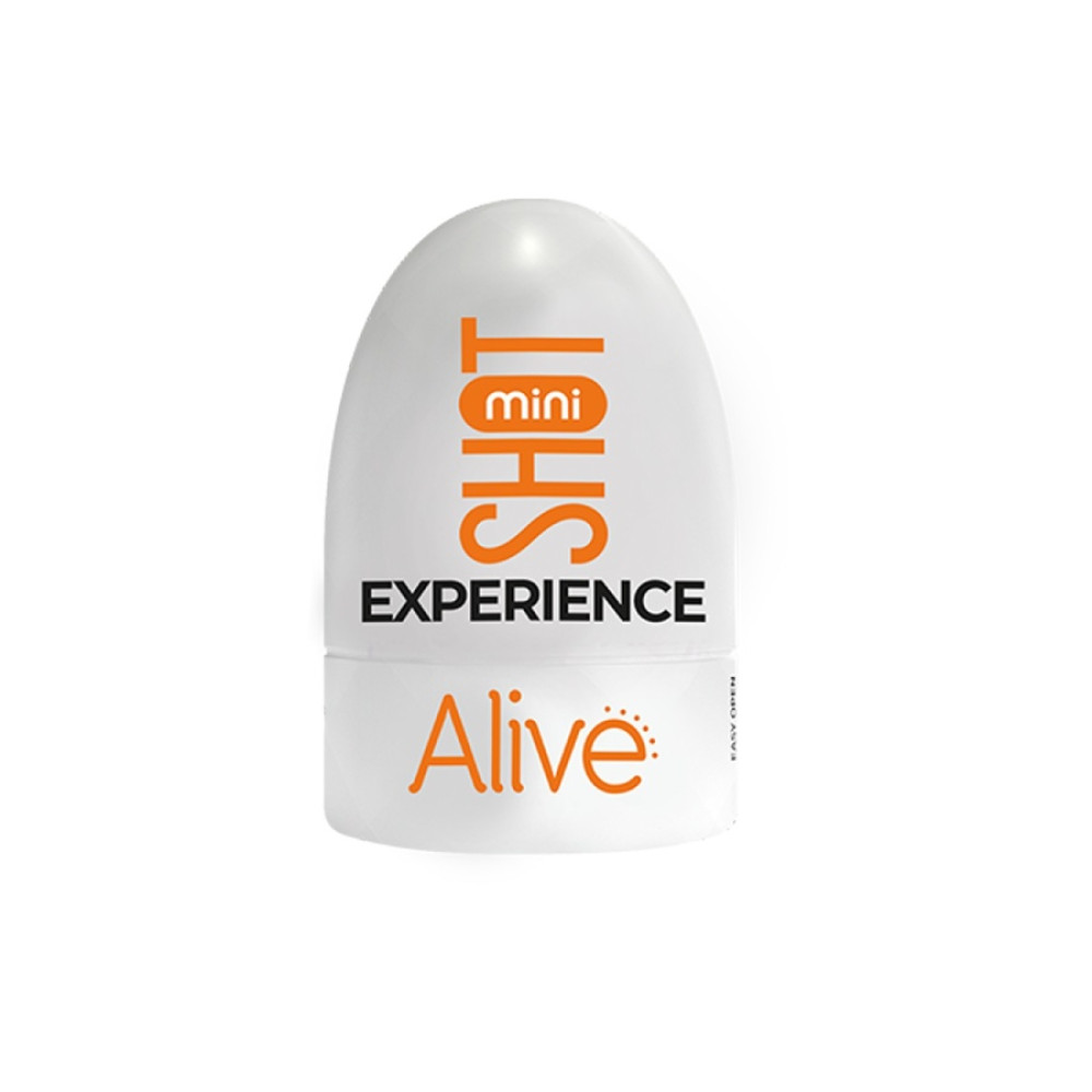 Мини мастурбатор Alive Shot, бежевый, 8.5 х 5 см фото №0 — секс игрушки: Украина, NO TABOO