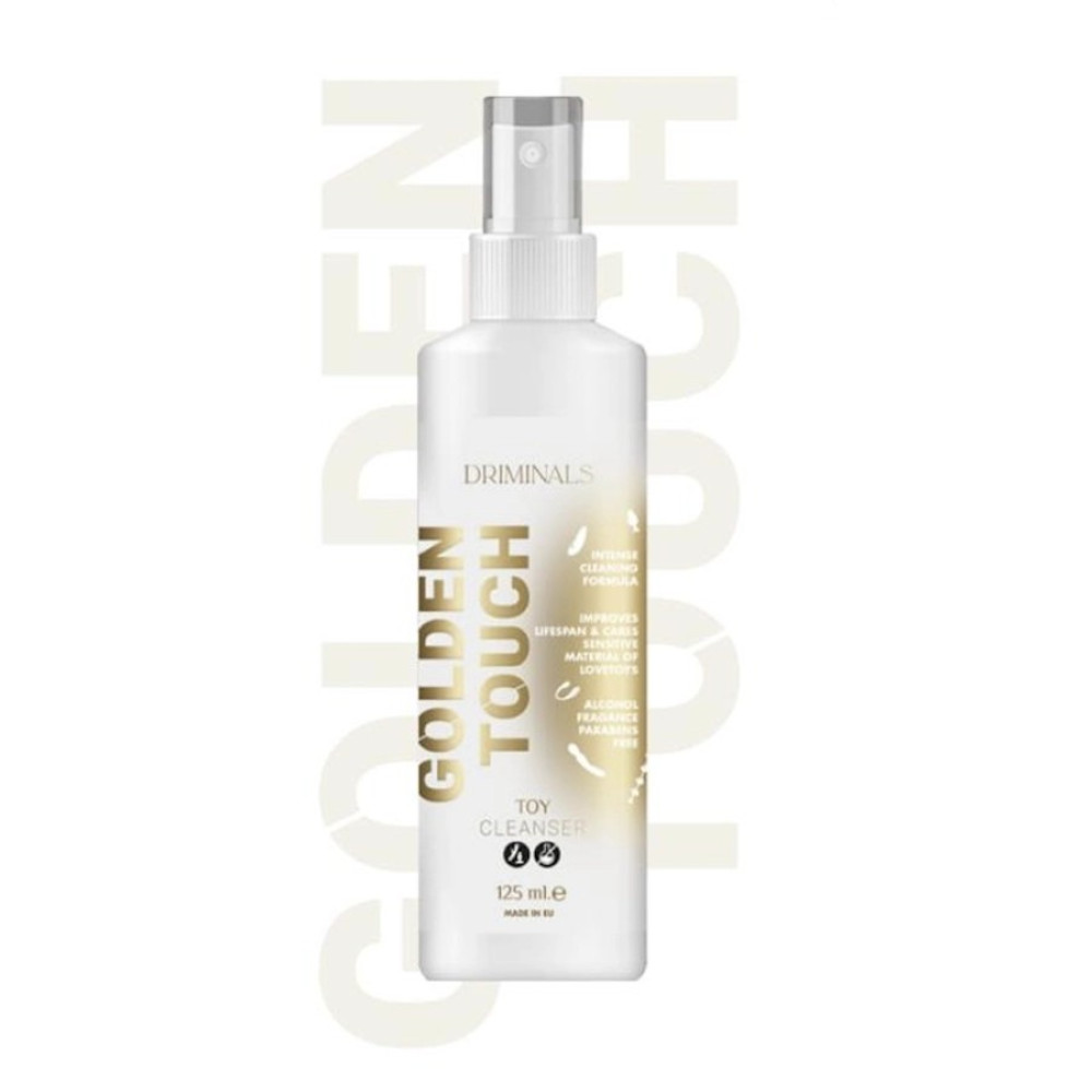 Очисник для іграшок Driminals Golden Touch без спирту, 125 мл, фото №0 — секс шоп Україна, NO TABOO