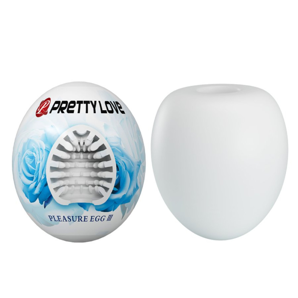 Мастурбатор яйцо Pretty Love Pleasure Egg белый, 5.5 х 5 см фото №2 — секс игрушки: Украина, NO TABOO