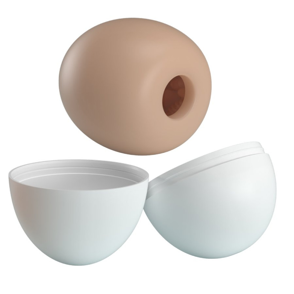 Мастурбатор яйцо Pretty Love Pleasure Egg бежевый, 5.5 х 5 см фото №4 — секс игрушки: Украина, NO TABOO