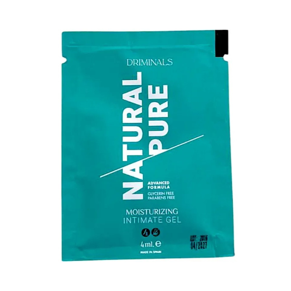 Пробник Лубрикант Driminals Natural Pure на водной основе, 4 мл (334974)