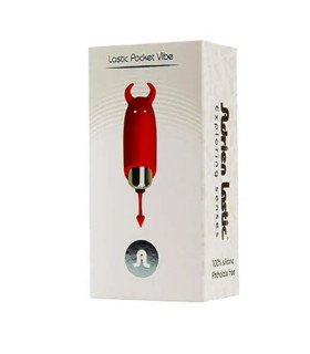 Минивибратор Adrien Lastic Devol красный, 8.5 х 2.3 см - No Taboo