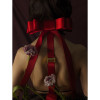 Набор для бондажа Upko Bowknot Hogtie Portable Bondage Gear с бантиками, красный, фото №16 — секс шоп Украина, NO TABOO
