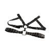 Портупея-бондаж Chisa BEHAVE! Luxury Fetish из искусственной кожи, черная, One Size, фото №2 — секс шоп Украина, NO TABOO