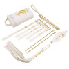 Набор БДСМ Roomfun Egyptian Cat Bondage Kit 9 предметов, белый, фото №2 — секс шоп Украина, NO TABOO