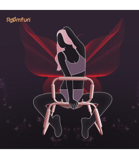 Стілець для сексу Roomfun Horse Chair регульований, рожевий - No Taboo