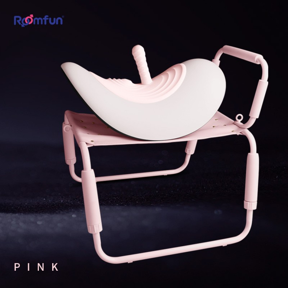 Стул для секса Roomfun Horse Chair регулируемый, розовый, фото №26 — секс шоп Украина, NO TABOO