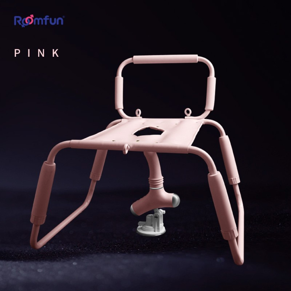 Стул для секса Roomfun Horse Chair регулируемый, розовый, фото №27 — секс шоп Украина, NO TABOO