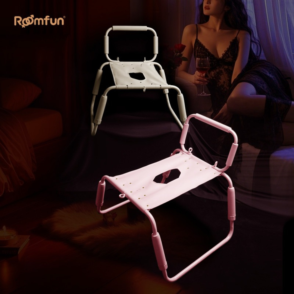 Стул для секса Roomfun Horse Chair регулируемый, розовый, фото №8 — секс шоп Украина, NO TABOO