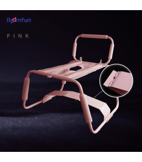 Стілець для сексу Roomfun Horse Chair регульований, рожевий - No Taboo