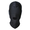 Маска на всю голову Roomfun с закрытыми глазами и вырезом для рта, черная, фото №5 — секс шоп Украина, NO TABOO