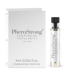 Пробник Парфум для чоловіків PheroStrong Pheromone Popularity, з феромонами, 1 мл - No Taboo