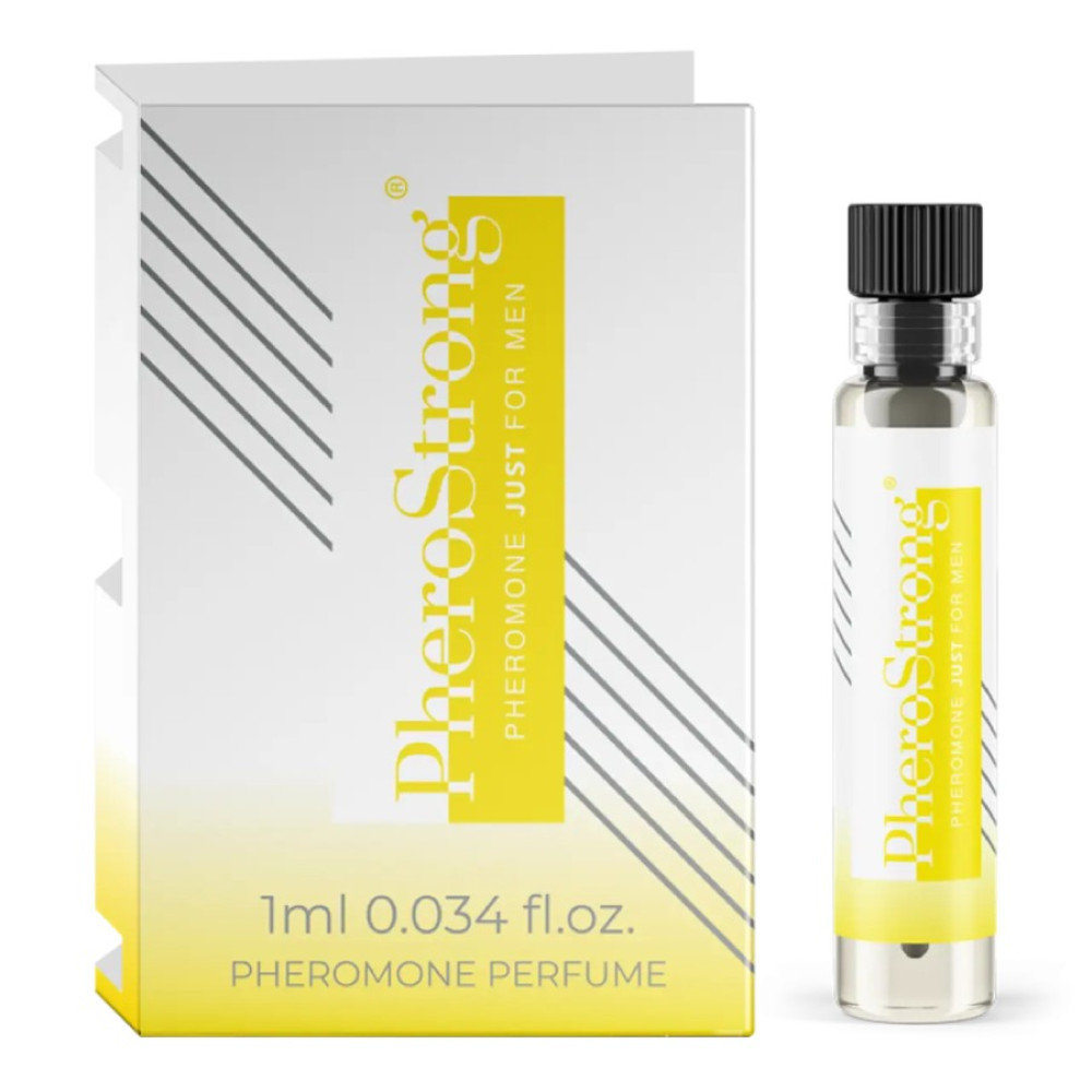 Пробник Парфюм для мужчин PheroStrong Pheromone Just For Men с феромонами, 1 мл, фото №0 — секс шоп Украина, NO TABOO