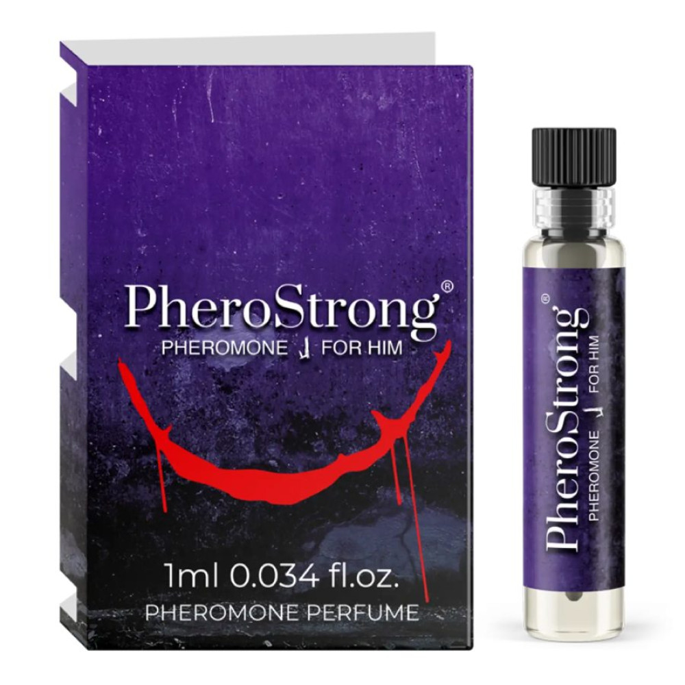 Пробник Парфюм для мужчин PheroStrong Pheromone J For Him с феромонами, 1 мл, фото №0 — секс шоп Украина, NO TABOO