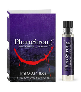 Пробник Парфум для чоловіків PheroStrong Pheromone J For Him, з феромонами, 1 мл - No Taboo