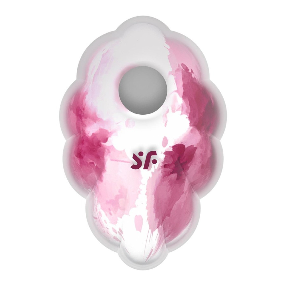 Вибратор Satisfyer Cloud Dancer с вакуумной стимуляцией клитора, красный, 9 х 6 см фото №3 — секс игрушки: Украина, NO TABOO