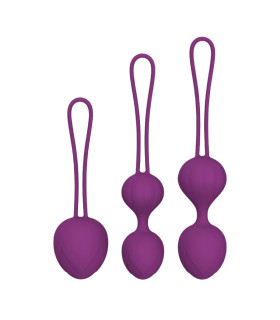 Набор вагинальных шариков Every Night Toys Wendy фиолетовый, 3 шт - No Taboo