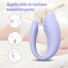 Вибратор для пар Every Night Toys Anthea с пультом, лавандовый, 19.8 х 6.3 см фото №3 — секс игрушки: Украина, NO TABOO