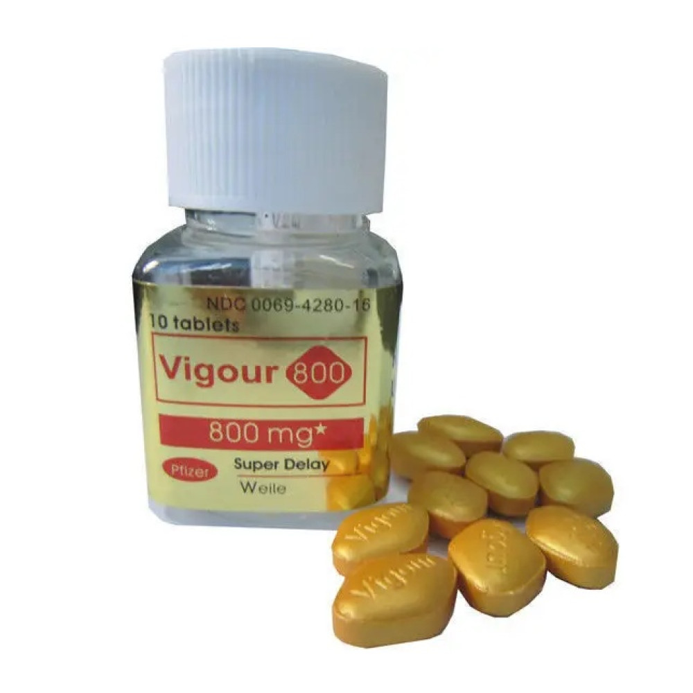 Мужские таблетки Vigour 800 для повышения потенции, 10 шт, фото №0 — секс шоп Украина, NO TABOO