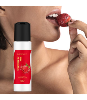 Съедобный лубрикант Driminals Kiss со вкусом клубники, 30 мл - No Taboo