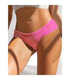 Кружевные трусики Star Night с интимным доступом, розовые, S - No Taboo