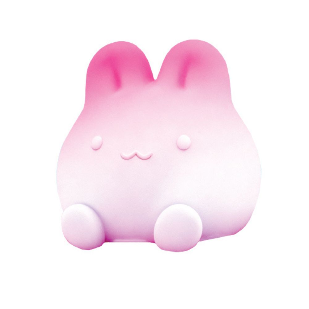 Сенсорный вибратор для клитора Univibe Marshmallow Chubby Bunny, реагирующий на сжатие, розовый, 9,1 × 8 см фото №2 — секс игрушки: Украина, NO TABOO