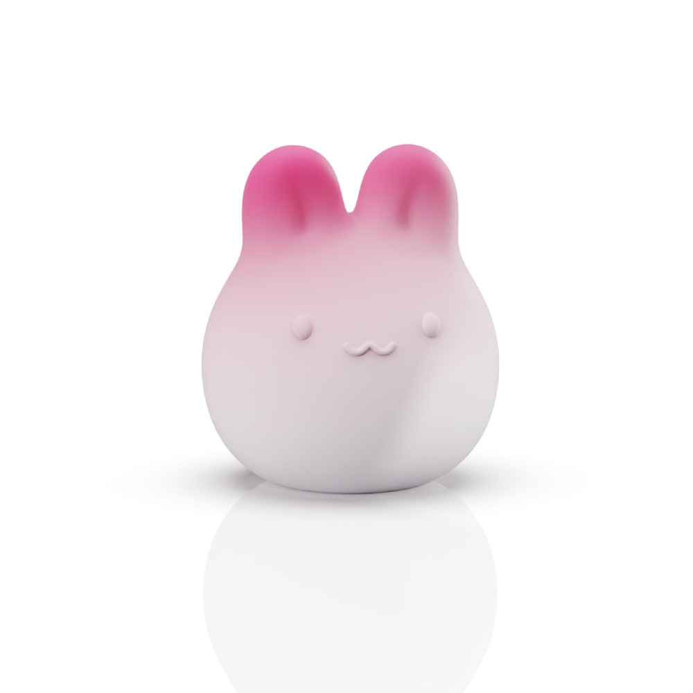Сенсорный вибратор для клитора Univibe Marshmallow Chubby Bunny, реагирующий на сжатие, розовый, 9,1 × 8 см фото №7 — секс игрушки: Украина, NO TABOO