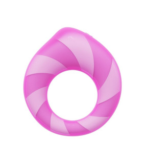 Эрекционное виброкольцо с приложением Univibe Marshmallow Sense Ring розовое, 7.4 х 6.7 см - No Taboo