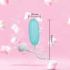 Виброяйцо с приложением Univibe Marshmallow Bliss Egg голубое, 14.7 х 3.8 см фото №3 — секс игрушки: Украина, NO TABOO