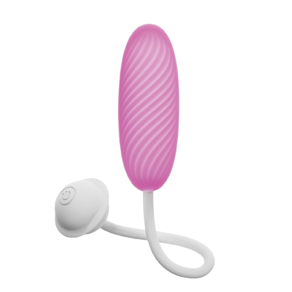 Виброяйцо с приложением Univibe Marshmallow Bliss Egg розовое, 14.7 х 3.8 см фото №2 — секс игрушки: Украина, NO TABOO