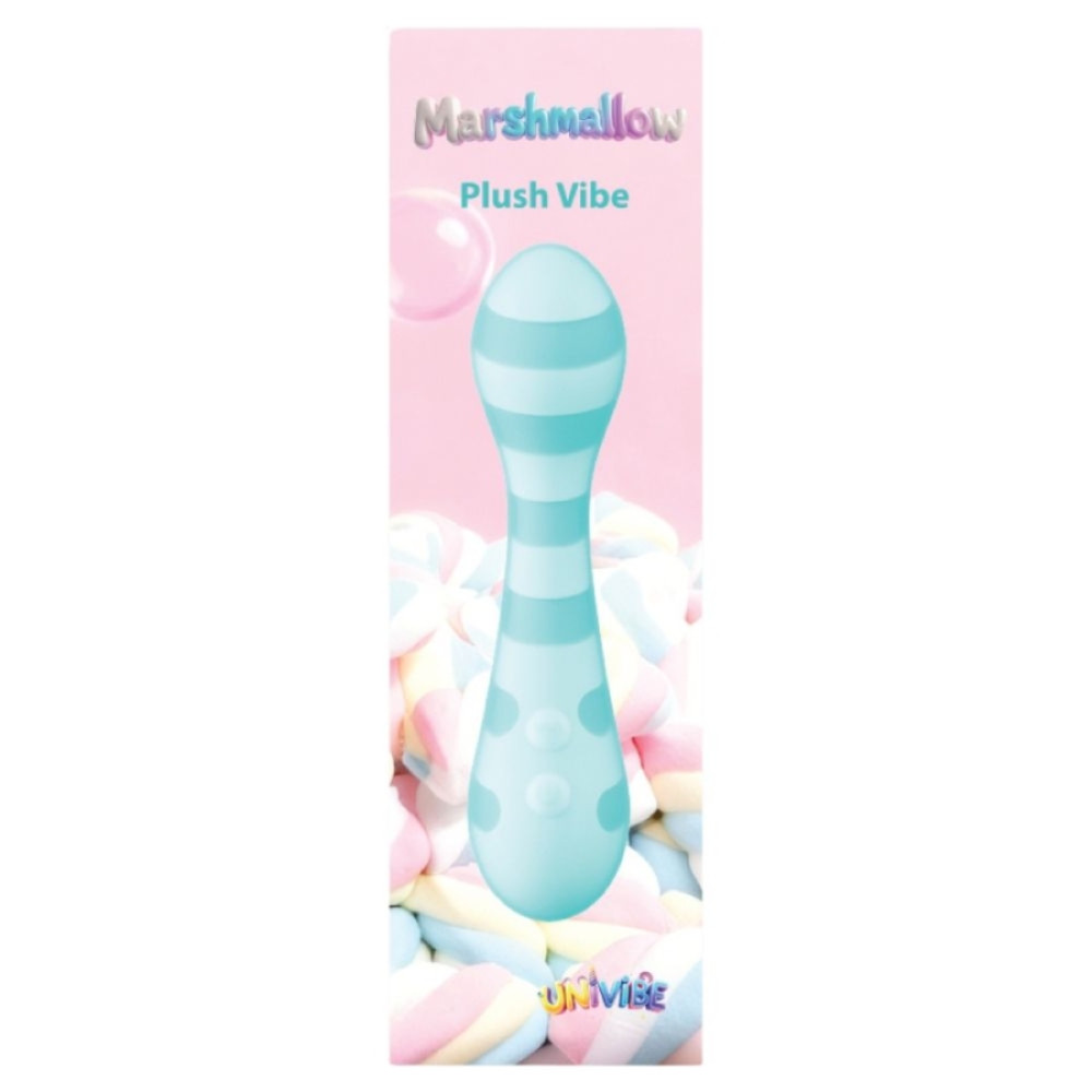 Минивибратор Univibe Marshmallow Plush Vibe голубой, 14.7 х 3.8 см фото №0 — секс игрушки: Украина, NO TABOO