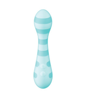 Минивибратор Univibe Marshmallow Plush Vibe голубой, 14.7 х 3.8 см - No Taboo