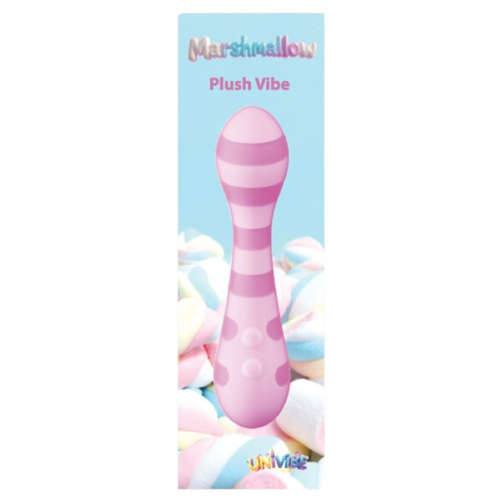 Минивибратор Univibe Marshmallow Plush Vibe розовый, 14.7 х 3.8 см фото №0 — секс игрушки: Украина, NO TABOO