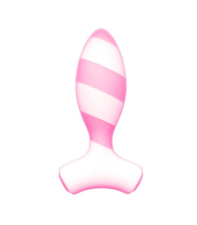 Анальный вибратор с приложением Univibe Marshmallow Wave Plug розовый, 11.3 х 5.8 см - No Taboo