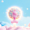 Анальный вибратор с приложением Univibe Marshmallow Wave Plug розовый, 11.3 х 5.8 см фото №3 — секс игрушки: Украина, NO TABOO