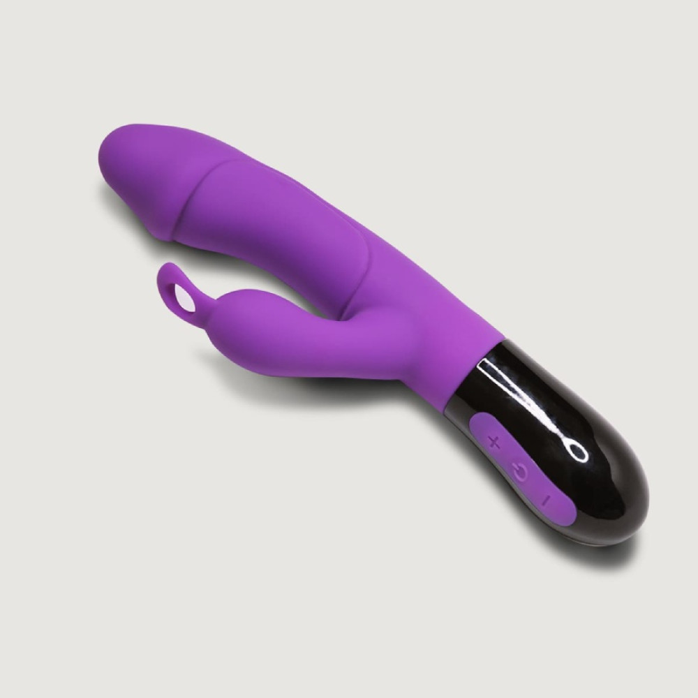 Вибратор-кролик Adrien Lastic Ares 2.0 для точки G и клитора, фиолетовый, 20.6 х 3.8 см фото №4 — секс игрушки: Украина, NO TABOO