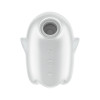 Вакуумный стимулятор Satisfyer Glowing Ghost с вибрацией, белый, 8,4 х 5,8 см фото №4 — секс игрушки: Украина, NO TABOO