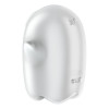 Вакуумный стимулятор Satisfyer Glowing Ghost с вибрацией, белый, 8,4 х 5,8 см фото №6 — секс игрушки: Украина, NO TABOO