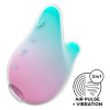 Вакуумный стимулятор Satisfyer Mermaid Vibes с вибрацией, розово-зеленый, 9,5 х 1,5 см фото №3 — секс игрушки: Украина, NO TABOO
