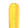 Вакуумный стимулятор Satisfyer Dual Love с вибрацией и приложением, жёлтый, 17.9 х 4.9 см фото №4 — секс игрушки: Украина, NO TABOO
