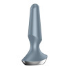 Анальный вибратор Satisfyer Plug-ilicious 2 с приложением, серая, 13.5 х 4 см фото №3 — секс игрушки: Украина, NO TABOO
