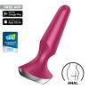 Анальный вибратор Satisfyer Plug-ilicious 2 с приложением, бордовый, 13.5 х 4 см фото №1 — секс игрушки: Украина, NO TABOO