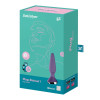 Анальный вибратор Satisfyer Plug-ilicious 1 с приложением, фиолетовый, 13.5 х 4.3 см фото №2 — секс игрушки: Украина, NO TABOO