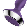 Анальный вибратор Satisfyer Plug-ilicious 1 с приложением, фиолетовый, 13.5 х 4.3 см фото №4 — секс игрушки: Украина, NO TABOO