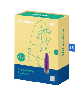 Виброкуля Satisfyer Ultra Power Bullet 5 фиолетовая, 9.6 х 2.6 см - No Taboo