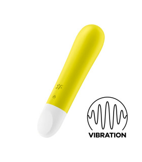 Виброкуля Satisfyer Ultra Power Bullet 1 желтая, 10.6 х 2.4 см - No Taboo
